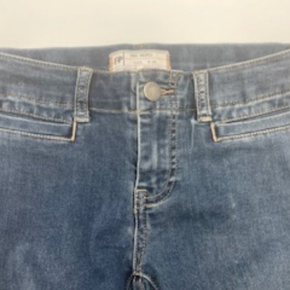Free People Medium Wash Skinny Jeans Size 25 - Picture 7 of 12